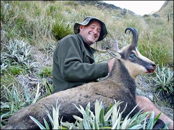 Neil Brown with Chamois Buck